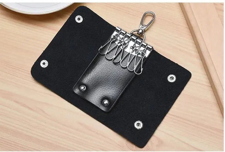 Fashion Key Chains Genuine Cow Leather Men Women Car Bag Wallet Multi Function Case Housekeeper Holders | Украшения и аксессуары
