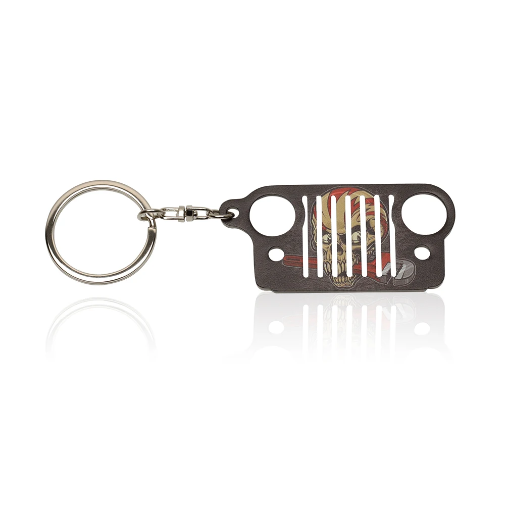 2 шт. брелок для автомобильных ключей из нержавеющей стали|key ring|keychain carkey rings for car |
