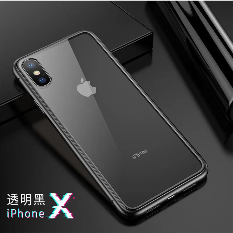 Mzxtby 360 магнитный адсорбционный чехол для iPhone X 8 Plus 7 XS Max + задняя крышка из