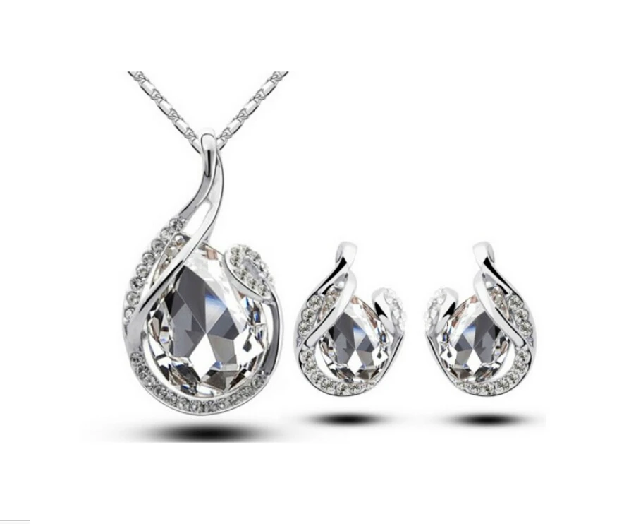 OMH оптовая продажа модная короткая цепочка с золотыми и белыми каплями воды для