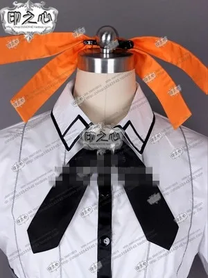 Аниме! Костюм для косплея в старшей школе DxD 3 Himejima Akeno Топы + юбка носки галстук