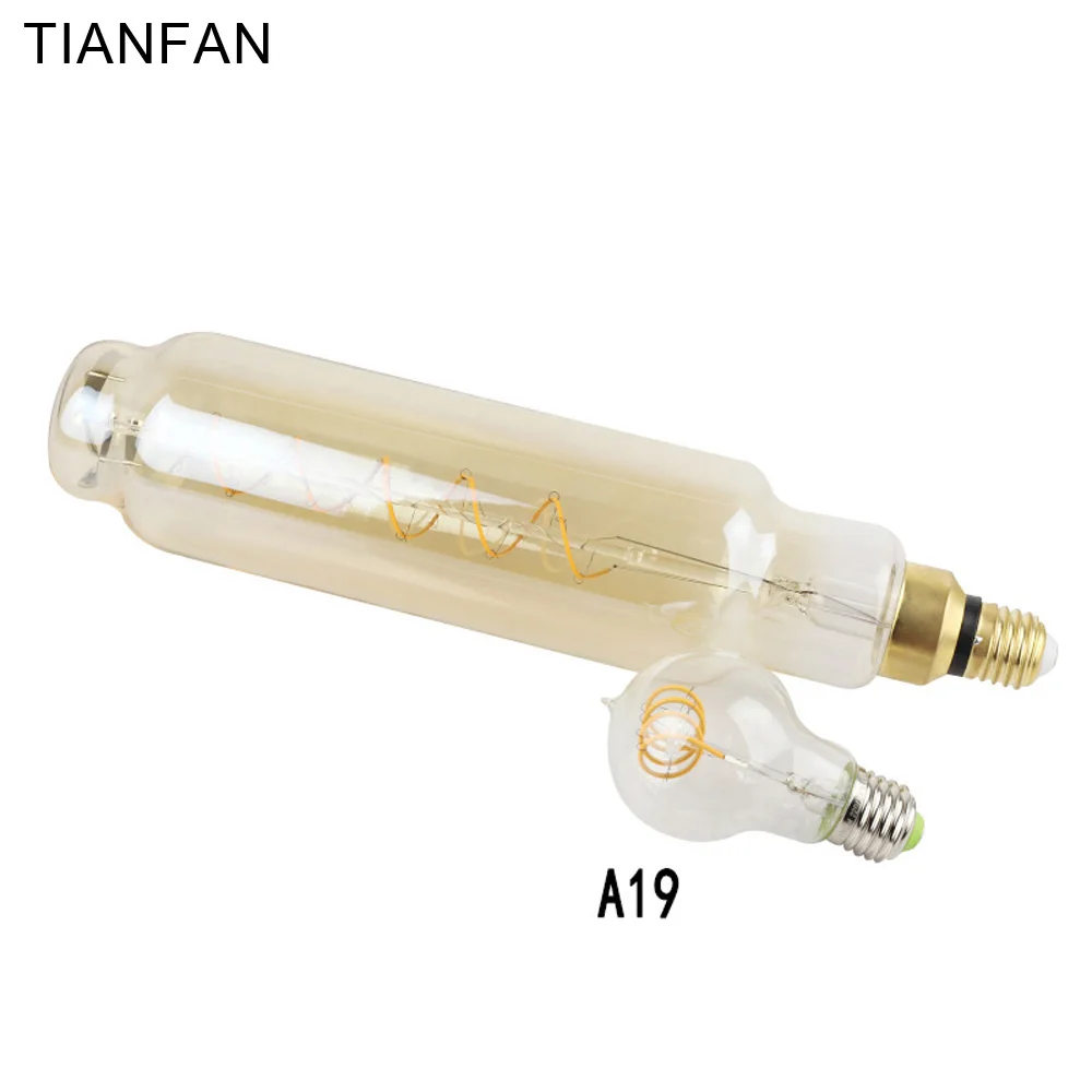 TIANFAN труба TT80 Ретро лампа Эдисона E27 украшение для гостиной Праздничная