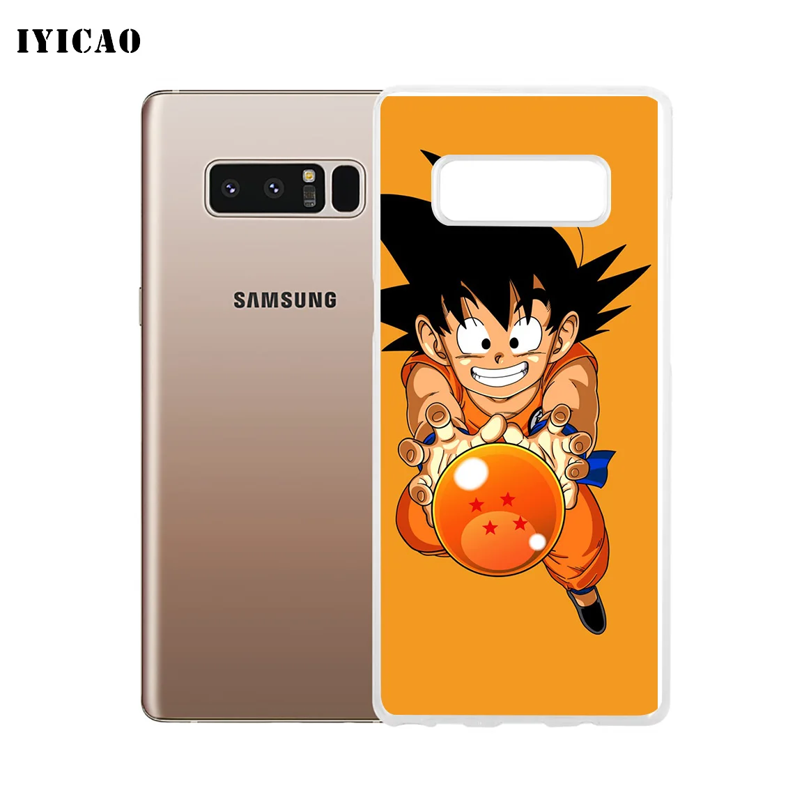 IYICAO kid Goku Dragon ball Мягкий силиконовый чехол для телефона Samsung A5 A6 Plus A7 A8 A9 J3 J5 J7 Note 8 9 TPU