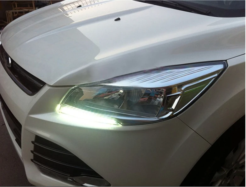 Для Kuga дневного света 2012 ~ 2016 Бесплатная доставка! LED противотуманных фар Aspire EDGE
