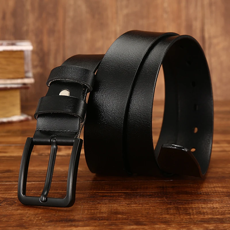 ZLD men's belt leather men male cow genuine strap luxury pin buckle fancy vintage jeans cintos masculinos | Аксессуары для