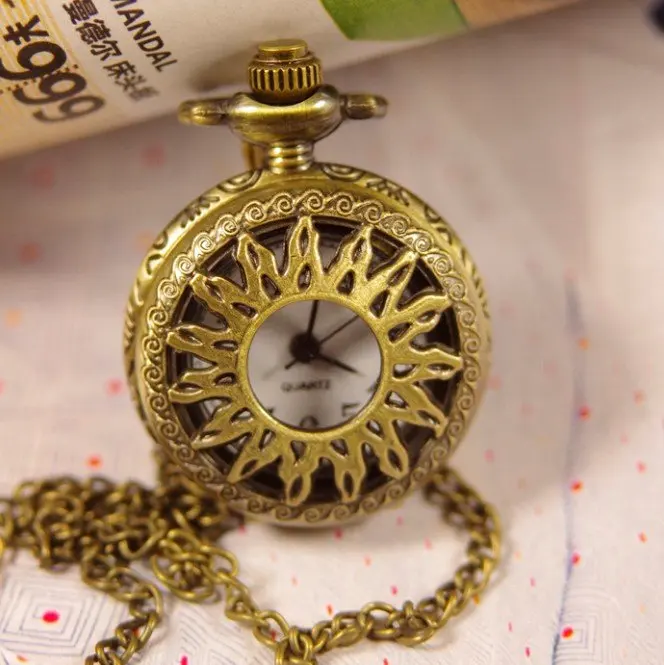 Часы wp028 в стиле ретро викторианский стиль солнечное ожерелье карманные часы с