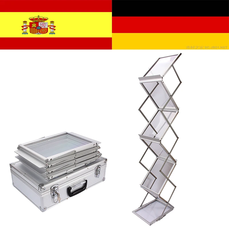 А4 стенд из алюминиевого сплава стойка для передачи данных рамка брошюр без