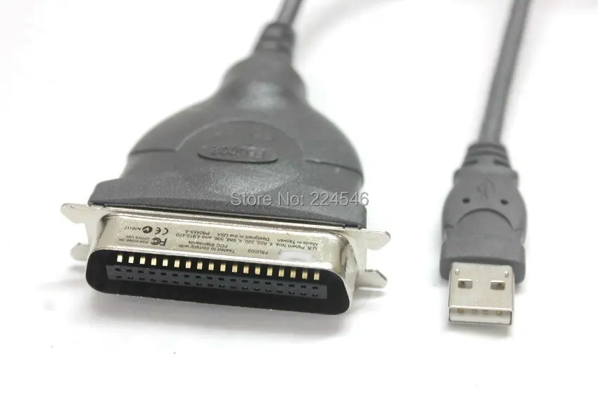 Б/у оригинальный кабель-адаптер F5U002 USB для параллельного принтера 6 футов Epson LQ630