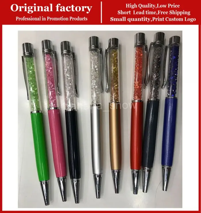 

High Quality cheap Crystal Ball Pen for promotional diamond pen logo