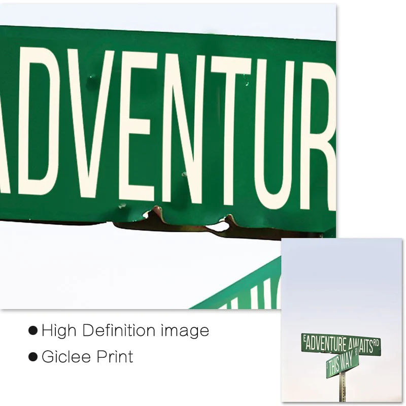 Bus Wall Art Canvas Painting Adventure Awaits Travel Posters and Prints Nordic Boho Pictures for Living Room | Дом и сад