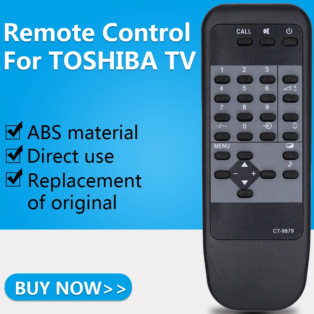 ZF For TOSHIBA TV Remote Control CT-9879 CT-9878 CT-9880 25AF6C 29AF6C 29D3XC |