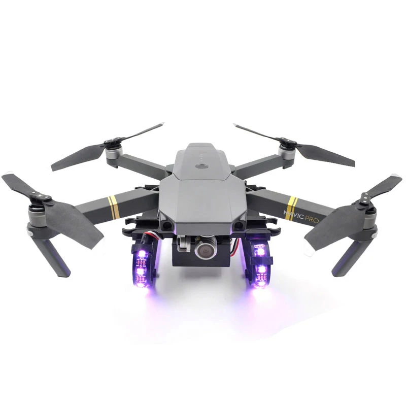 Цветной СВЕТОДИОДНЫЙ Расширенный шасси DJI Mavic Pro со вспышкой аксессуары для Platinum
