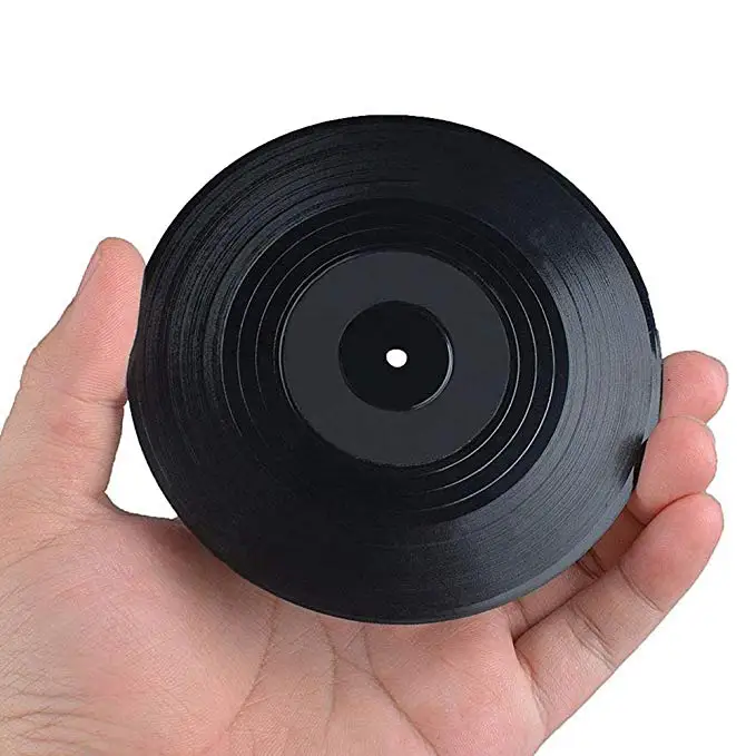 Slingifts 6Pcs/set Retro Drink Coasters Table Cup Mat Home Decor CD Record Coffee Placemat Tableware Gadgets | Дом и сад