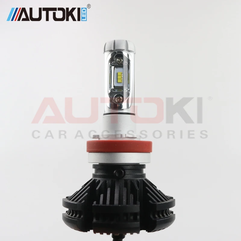 X3 Autoki H4 H7 H11 9005 9006 H13 светодиодные лампы для автомобильных фар 50W 6000LM все в одном CSP