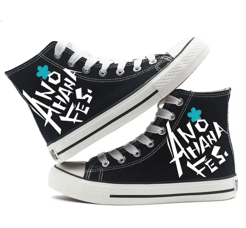 

Anohana Fes Canvas Shoes Cosplay Daily Cosplay plimsolls canvas shoes rope soled shoes