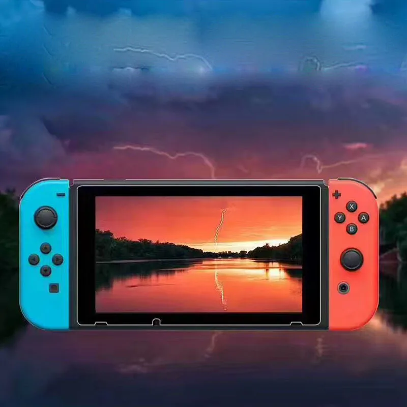 Премиум 2 шт закаленное стекло Экран протектор для Nintendo Switch Защитная пленка NS
