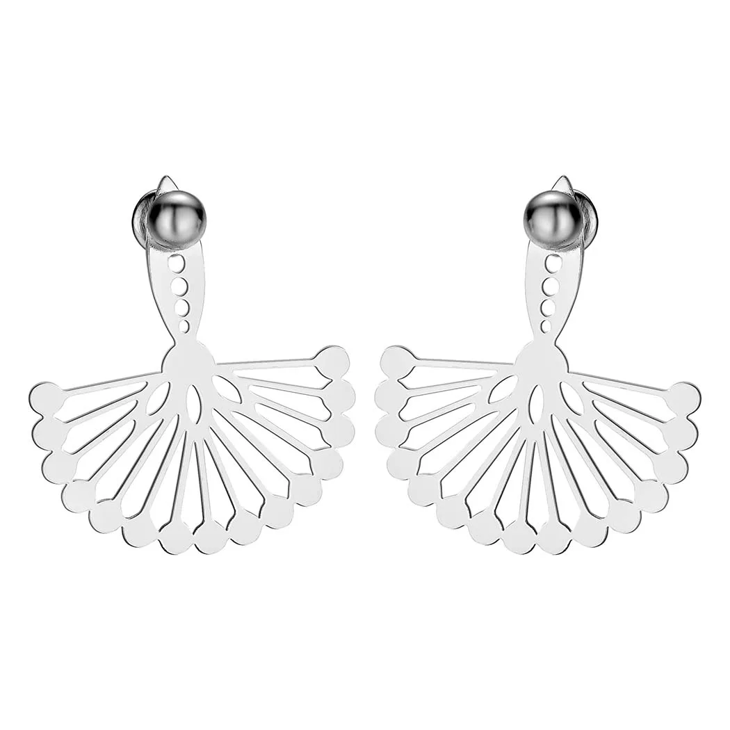 QIMING геометрические золотые индийские серьги в форме цветка для женщин модные из