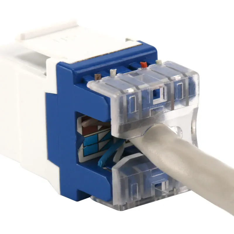 10 шт. сетевой модуль без инструментов ELECALL CAT6 FJ45 разъем для информации розетка