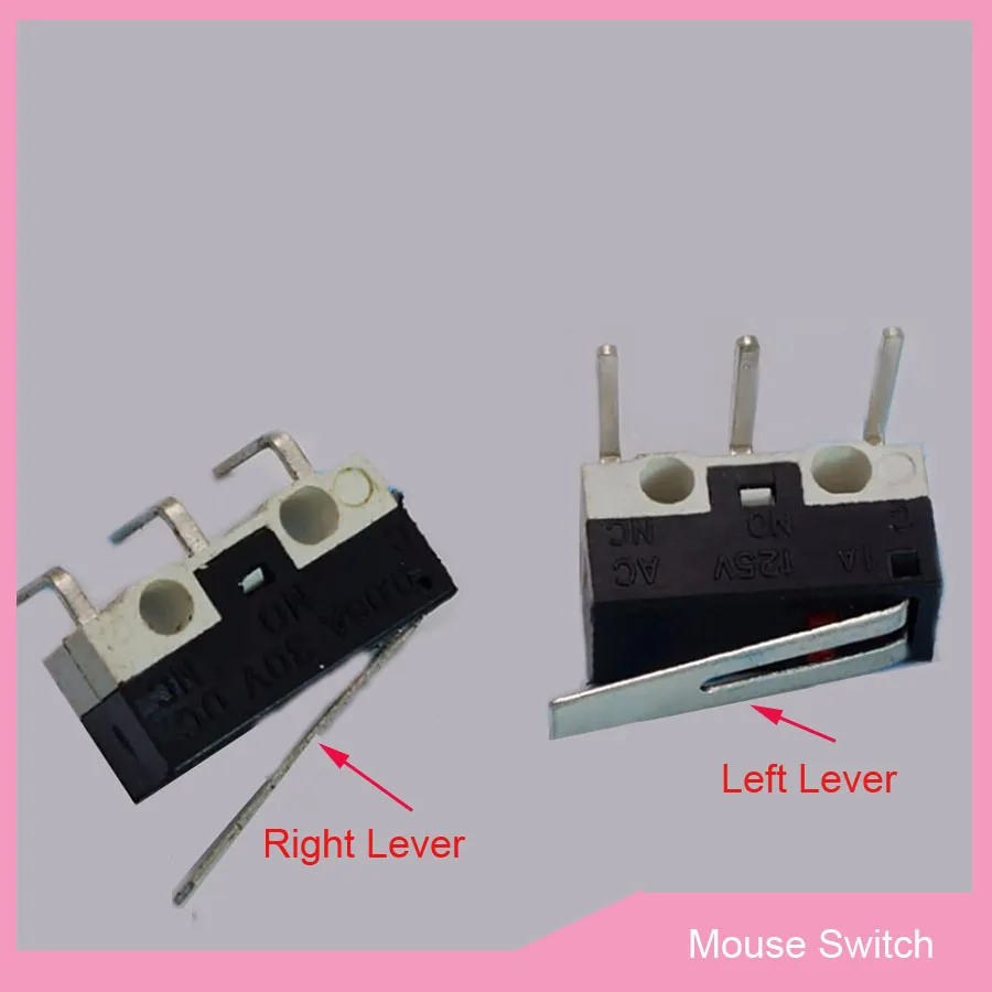 10 шт. 3P переключатель мыши 90 градусов вертикальный 3Pin DC 1A 125V AC Прямоугольный Без