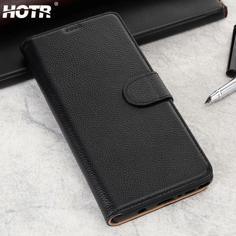 Чехол из натуральной кожи для samsung Galaxy Note 9 8 чехол s8 S9 Plus полная защита флип