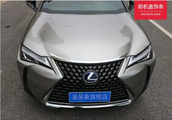 ABS Хром Передняя решетка бампера капот крышка двигателя планки для 19 Lexus UX UX200 UX250h UX260h