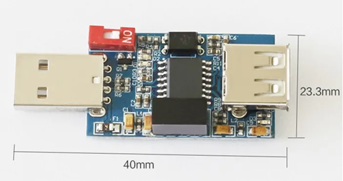 USB изолятор 1500 в изолятор ADUM3160 модуль Соединительная Защитная Плата USB к USB Изоляция с USB 2,0