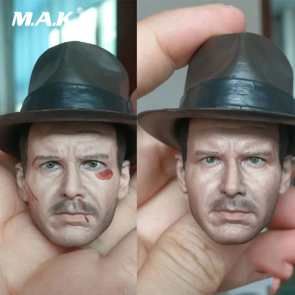 Мужская голова в масштабе 1/6 Резная Голова Харрисона Форда