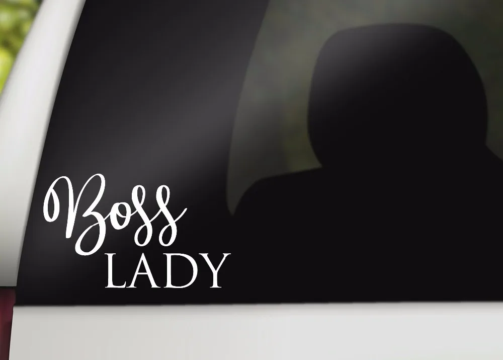 Виниловая наклейка для АВТОМОБИЛЯ Boss Lady Высококачественная Наклейка на окно