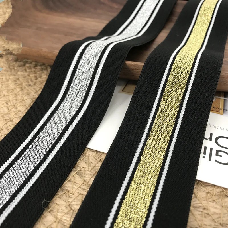 Швейная Толстая эластичная лента для поделок широкая резиновая повязка одежда с