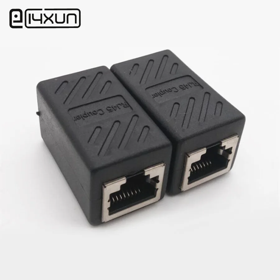 1 шт. RJ45 модульный CAT6 8P8C сети Ethernet кабель разъем переходник удлинитель Мама мама