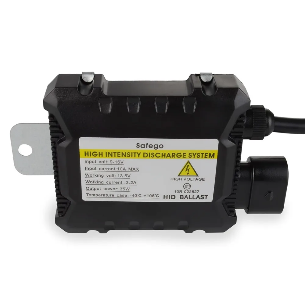 Safego 2x тонкий ксеноновый балласт HID Замена 35 Вт для H1 H3 H4 H7 H8 H9 H10 H11 9005 9006 HB3 HB4
