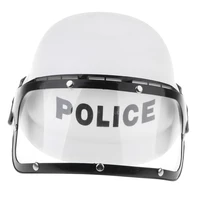 cop motorcycles helmet with movable visor police role playing boys fancy dress costume pretend play toy