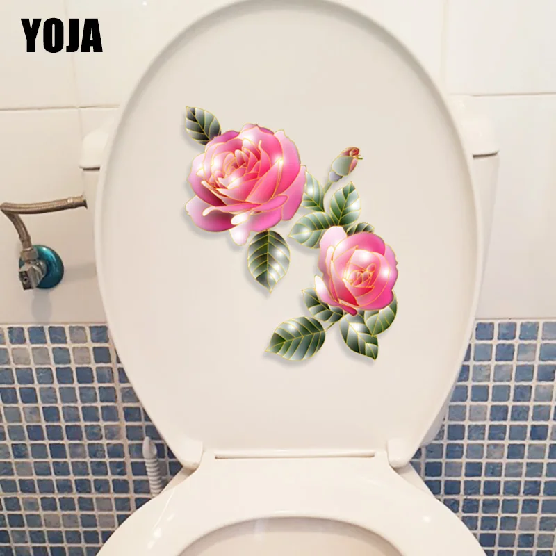 YOJA 22 2*15 см розовый цветок комбинированный модный туалет украшение для дома