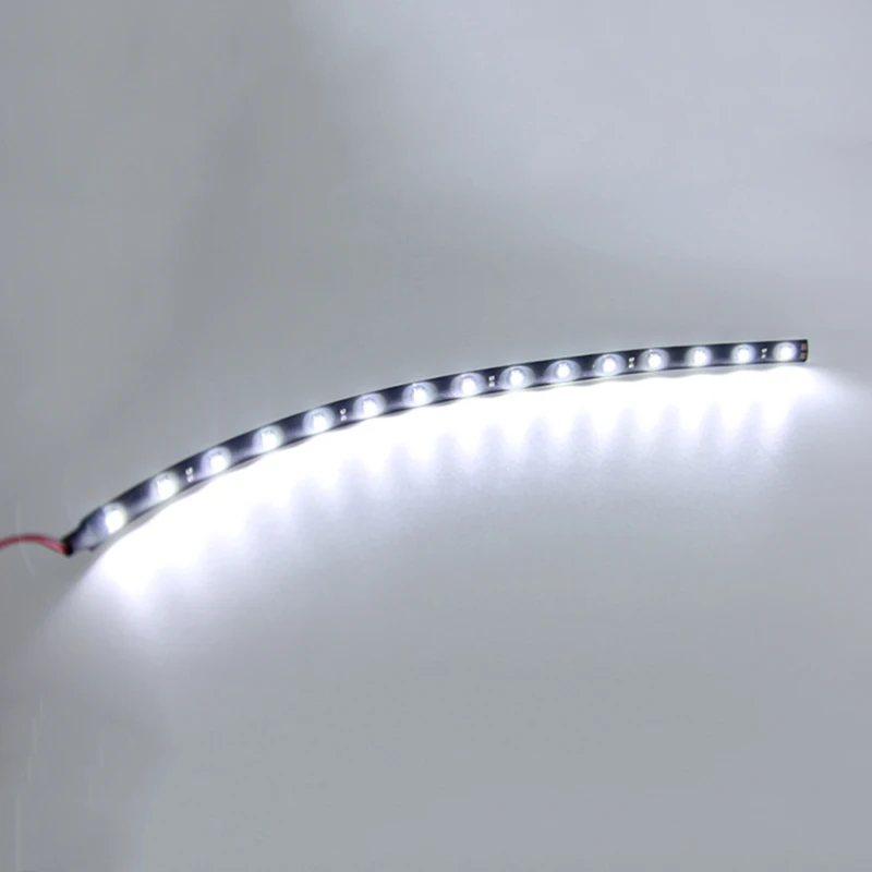

1Pc 5050 Smd 1Ft 15 Led Flexible Waterproof Strip Under Body Light Car Decor