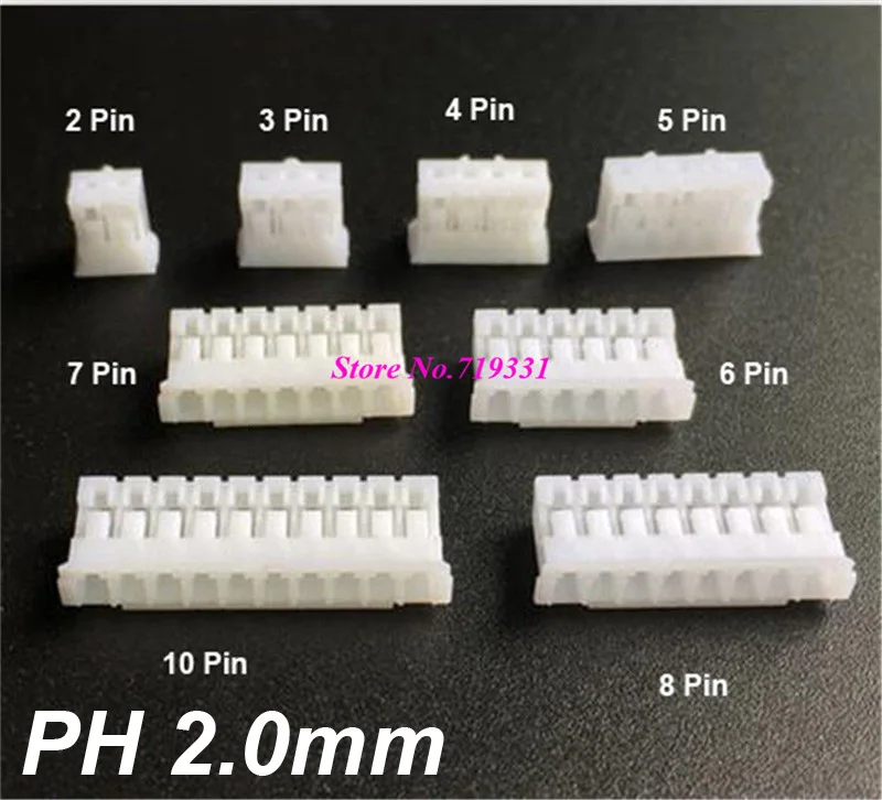 Micro JST XH 2 54 мм PH 0 2P 3P 5P 7P 8p 9P Женский или Мужской Разъем 50 шт.|jst female connector|connector