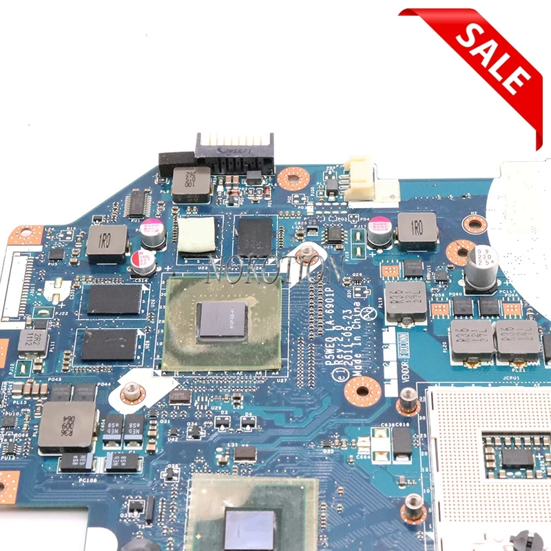 Материнская плата NOKOTION MBRCG02006 MBRCG02007 P5WE0 LA-6901P для ноутбука acer Aspire 5750 5750G MB. RCG02.006 DDR3 GT540M полностью протестирована