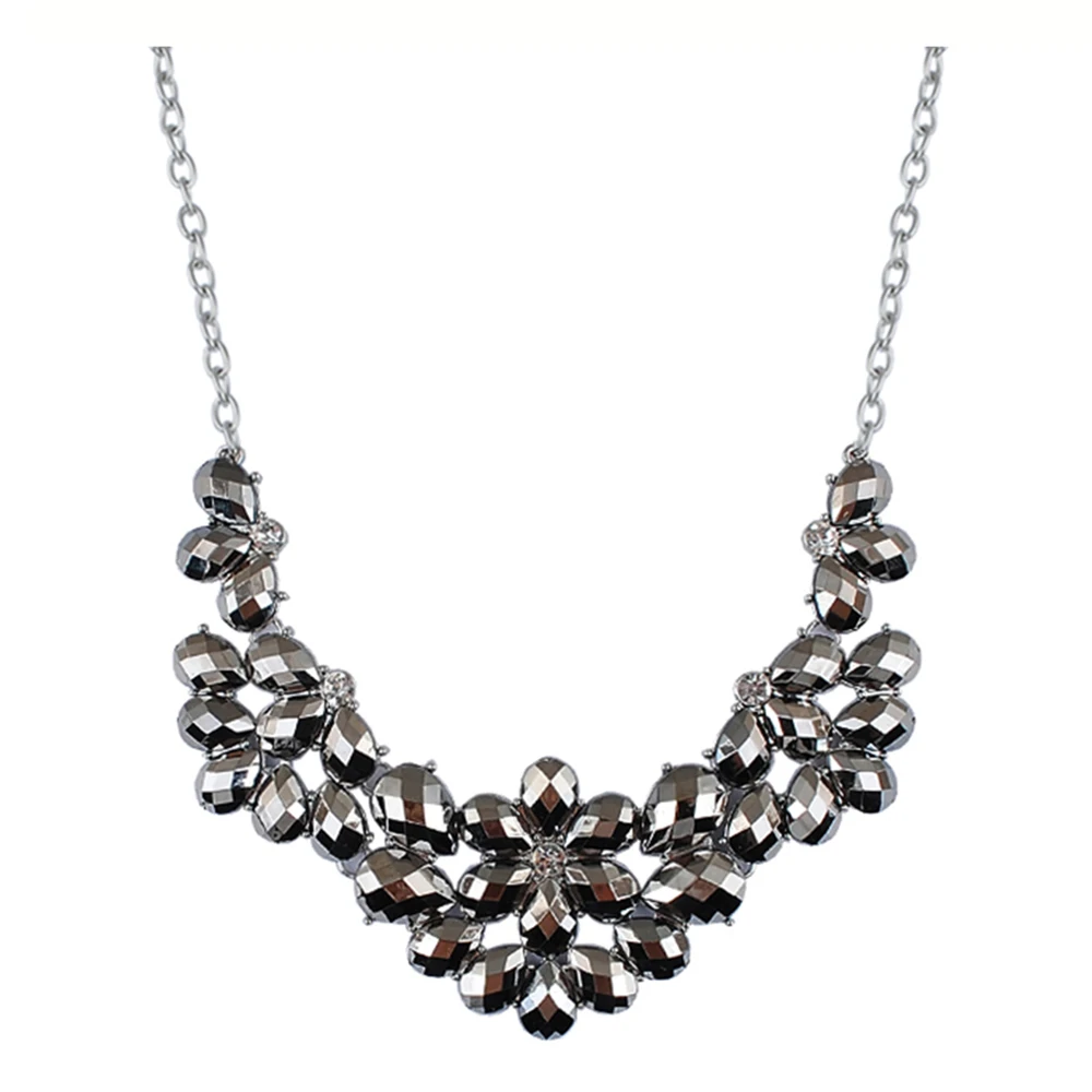 

Women Fashion Mixed Style Irregular Bubble Bib Choker Statement Necklaces