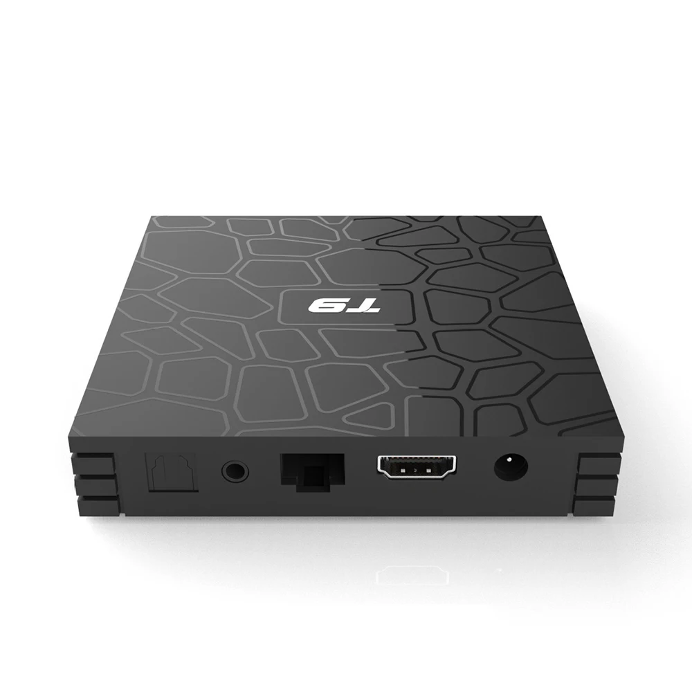 T9 4K Смарт ТВ коробка Android 8 1 двойной WiFi 2 4G Bluetooth 4 32G телеприставка RK3328
