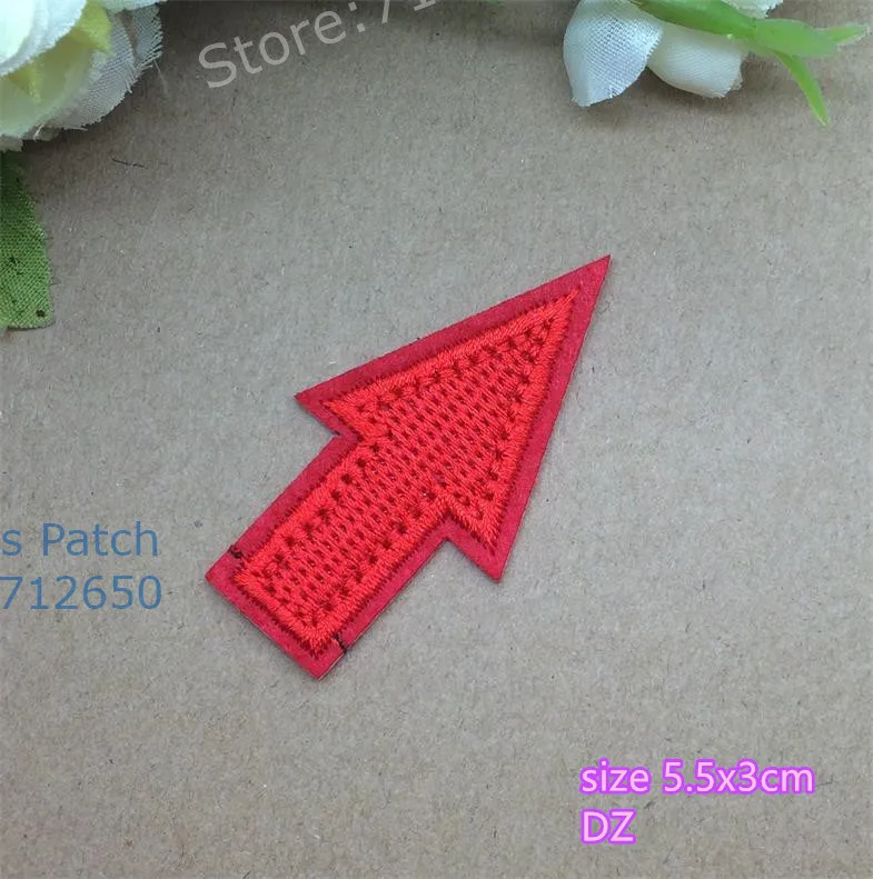 Free Shipping 10 pcs New arrival Direction Sign Note Flash Embroidered patches iron on badge Motif Applique fabric accessory | Дом и сад