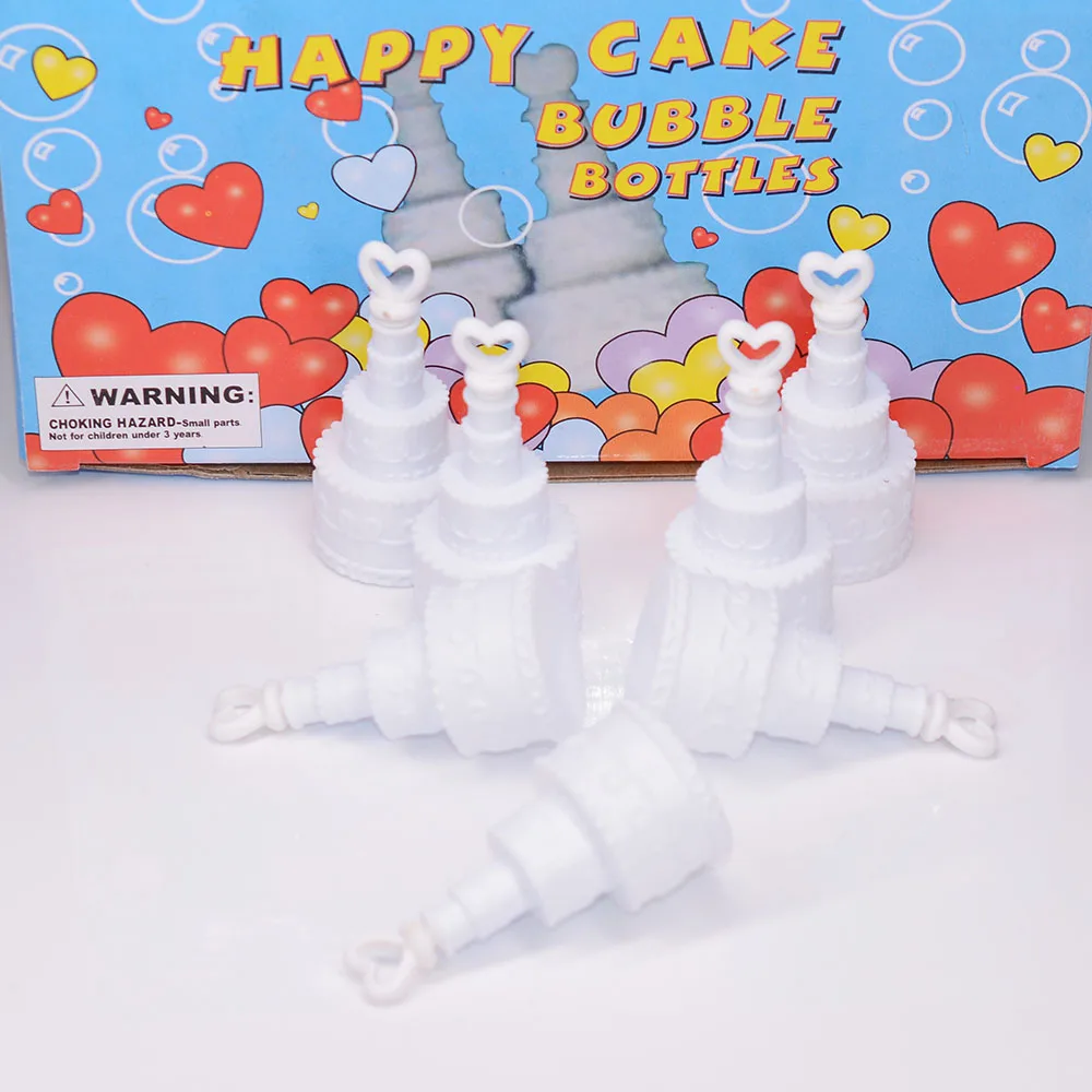 48 штук мини шампанские пузыри свадебные украшения любовь сердце торт бутылки с