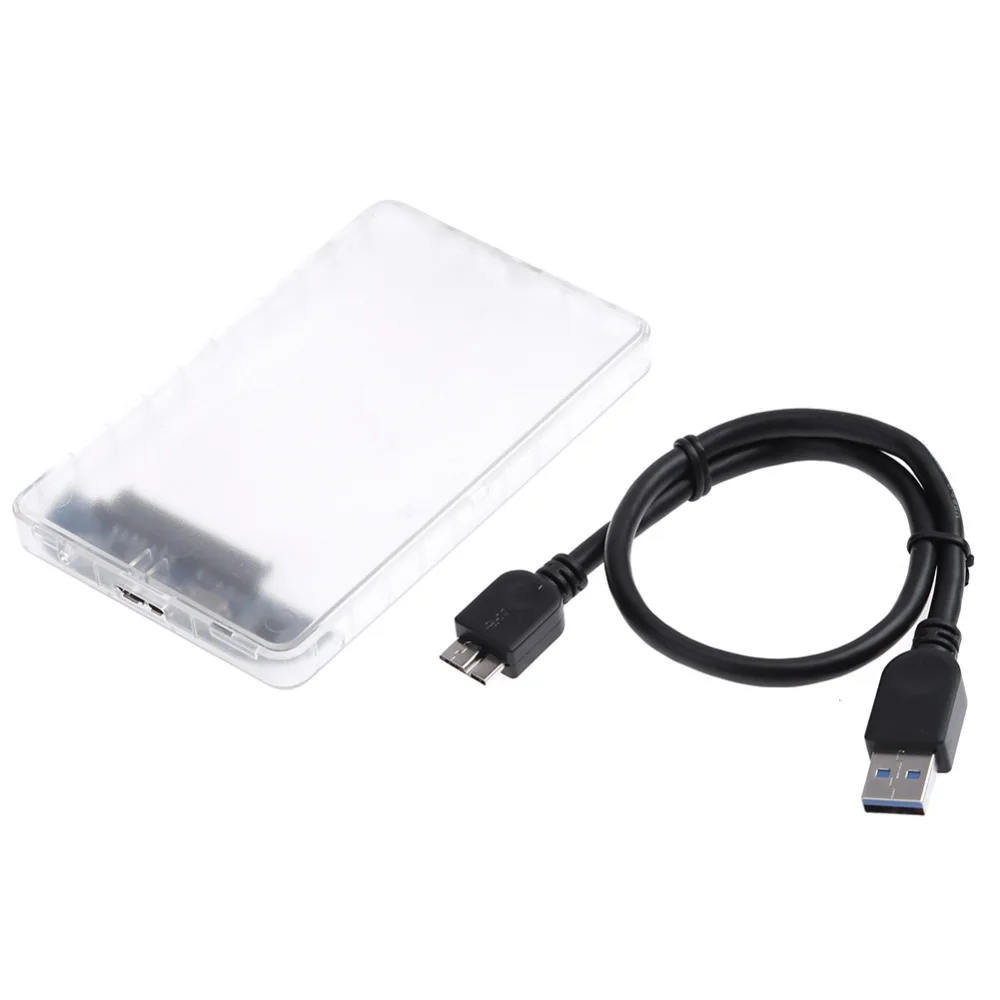 Прозрачный чехол для жесткого диска 2 5 дюйма USB 3 0 Sata 6 Гбит/с|Корпус диска| |