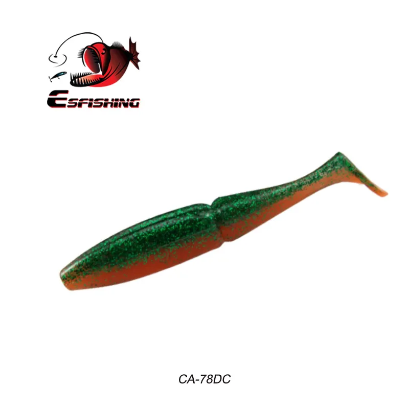 ESFISHING качество приманки Easy Shiner от Шад 100 мм 125 мм 155 мм 200 мм Pesca рыбалка мягкие воблеры, силиконовые приманки воблеры Leurre Souple - Цвет: CA78DC