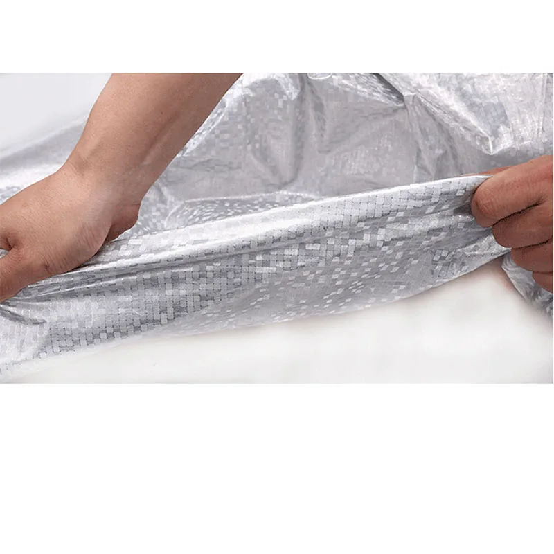 Universal Aluminum Waterproof Seamless Sunshade Anti UV Dust Rain Snow Windshiled Half Car Cover For Auto Saloon Hatchback SUV | Автомобили