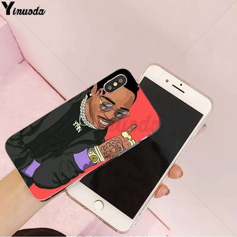 Умный чехол Yinuoda Cardi B Migos мягкий для Apple iPhone 8 7 6 6S Plus X XS MAX 5 5S SE XR|Чехлы-накладки| |