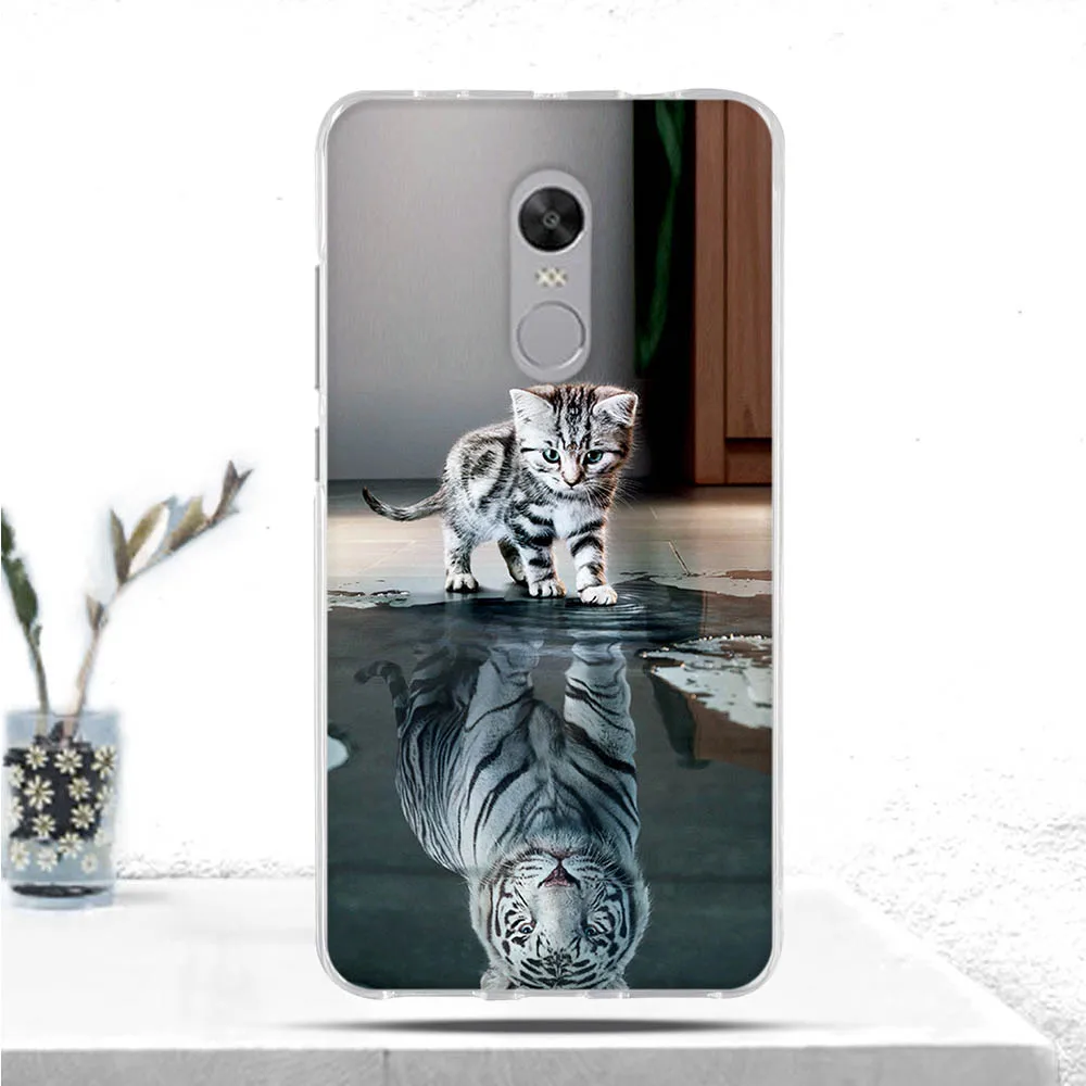 Чехол для Xiaomi Redmi Note 4X мягкий силиконовый чехол из ТПУ крутые чехлы на заднюю