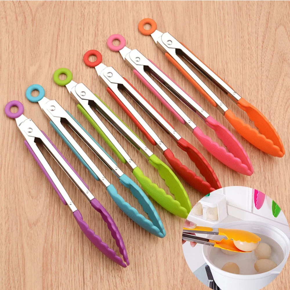 1 шт. силиконовые щипцы для гриля и барбекю|clip barbecue|clip colorclip kitchen |