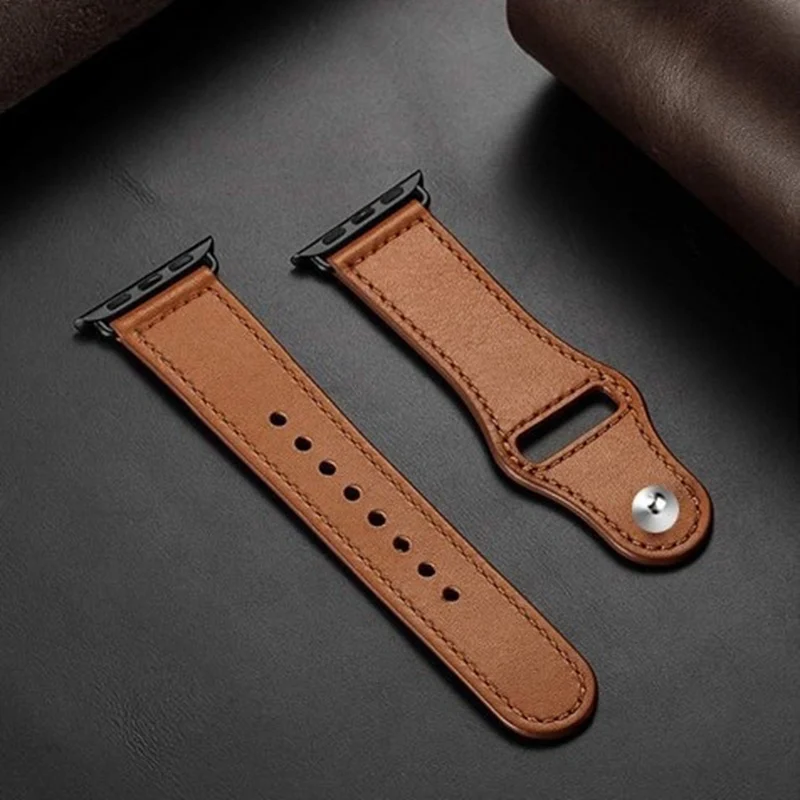 Натуральная кожа петля ремешок для apple watch band 44 мм 40 мм, 42 мм, 38 мм, ремешок для наручных часов iwatch, версия 4/3/2/1 Часы браслет аксессуары