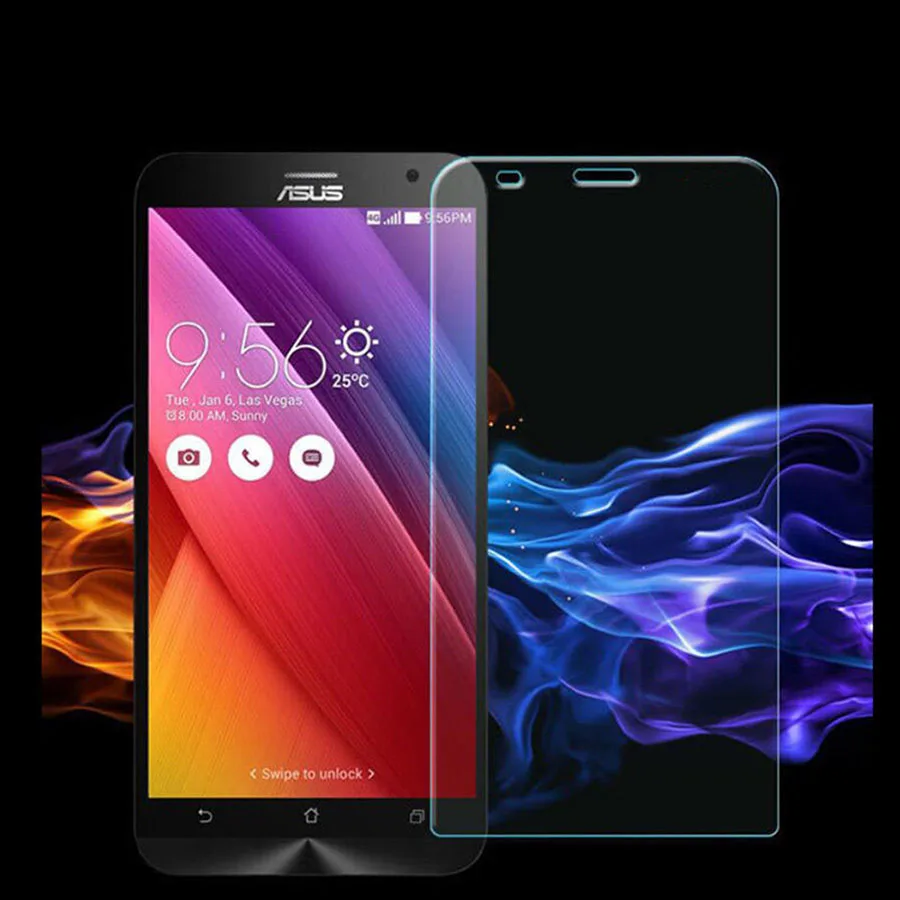 2PCS Glass for Asus Zenfone 2 ZE551ML Tempered Screen Protector ZE550ML | Мобильные телефоны и аксессуары