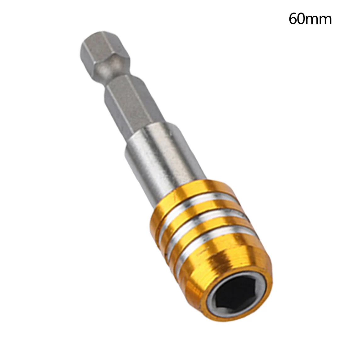 60mm 1/" шестигранный хвостовик держатель для сверл быстросъемный Магнитный Отвертка Держатель Бит 60 мм/100 мм/150 мм - Цвет: 60mm