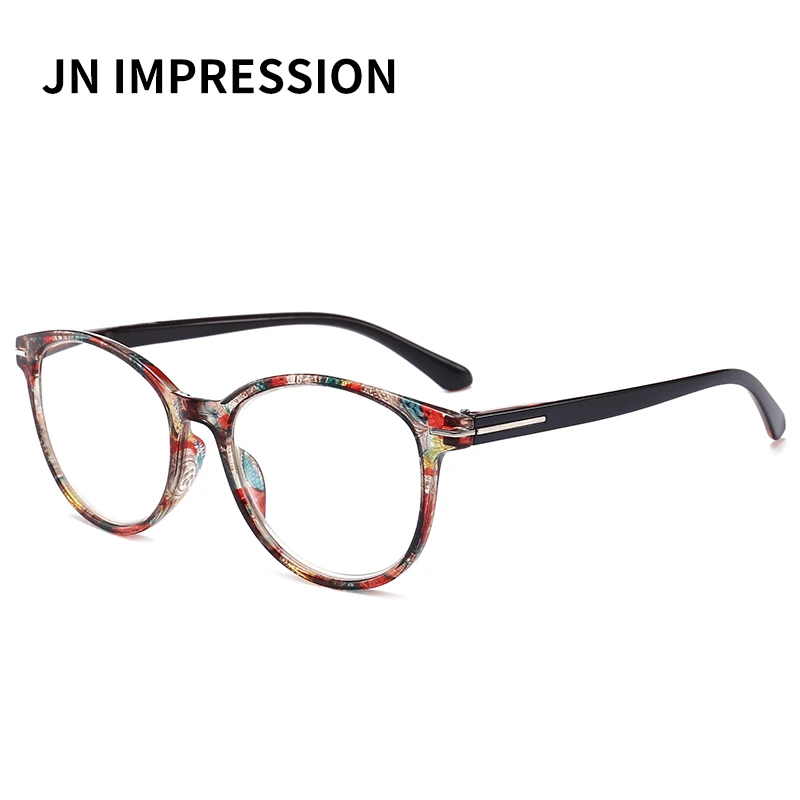 colorful frame JN впечатление очки для чтения Горячая светильник удобные стрейч чтения р 1,0 1,5 2,0 2,5 3,0 3,5 диоптрий T18146 - Цвет оправы: colorful frame